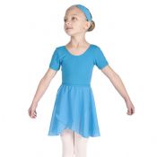 Marine Blue Chiffon Wrap ballet Skirt Ages 3-12 yrs